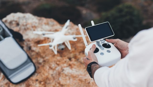 Drone filming service for business